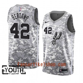 San Antonio Spurs Trikot Davis Bertans 42 2018-19 Nike Grau Swingman - Kinder